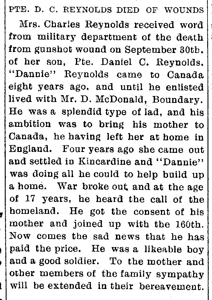 Kincardine Reporter, October 17, 1918